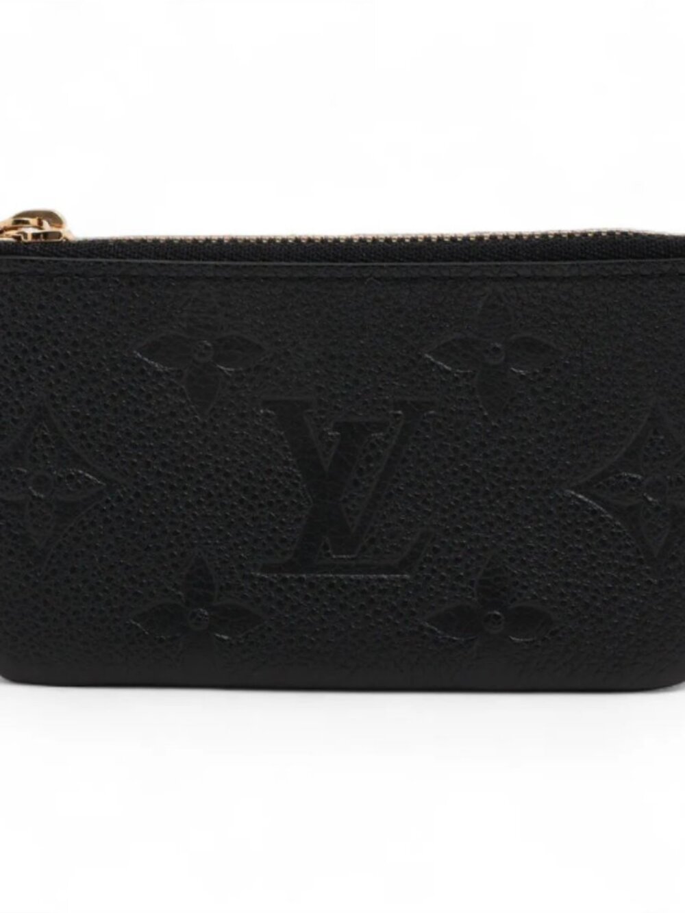 Louis Vuitton Monogram Empreinte Pochette Coin Purse Black